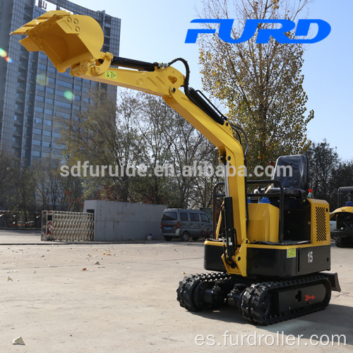 Miniexcavadora sobre orugas de trabajo plano para la venta FWJ-900-15